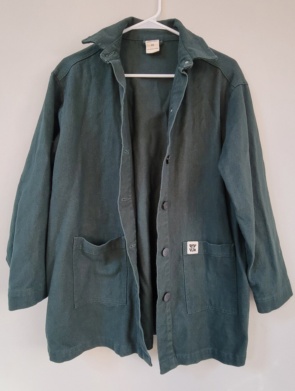 Lucy & Yak Green Olly Chore Barn Coat Women Size XS Outdoor Granola Utility